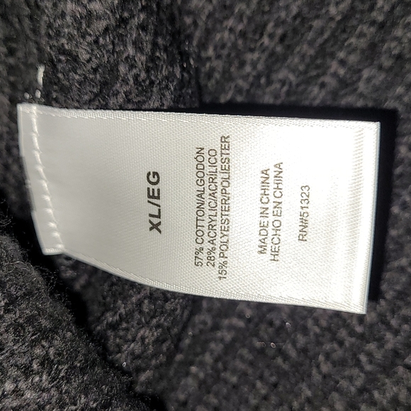 NWT Vince Camuto Clip Dots Long Sleeve Pullover Mock Neck Sweater Wm's Black XL - Picture 10 of 15